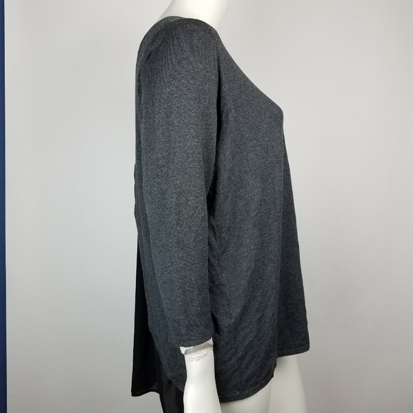 Torrid Sweater Gray Split Back Plus Size 4X - Picture 2 of 8